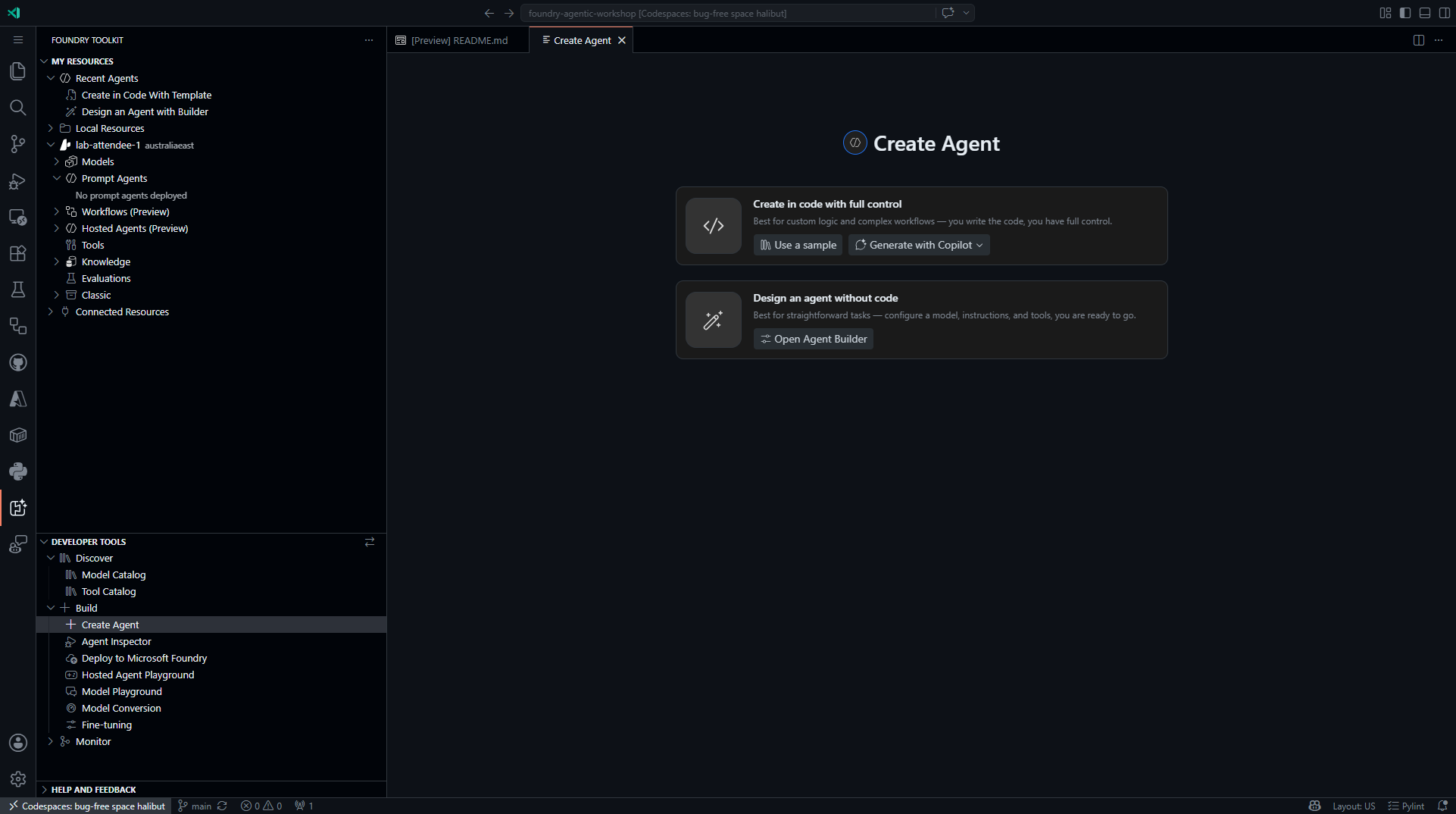 04. Create and chat with a Prompt Agent | Microsoft Foundry Agentic ...
