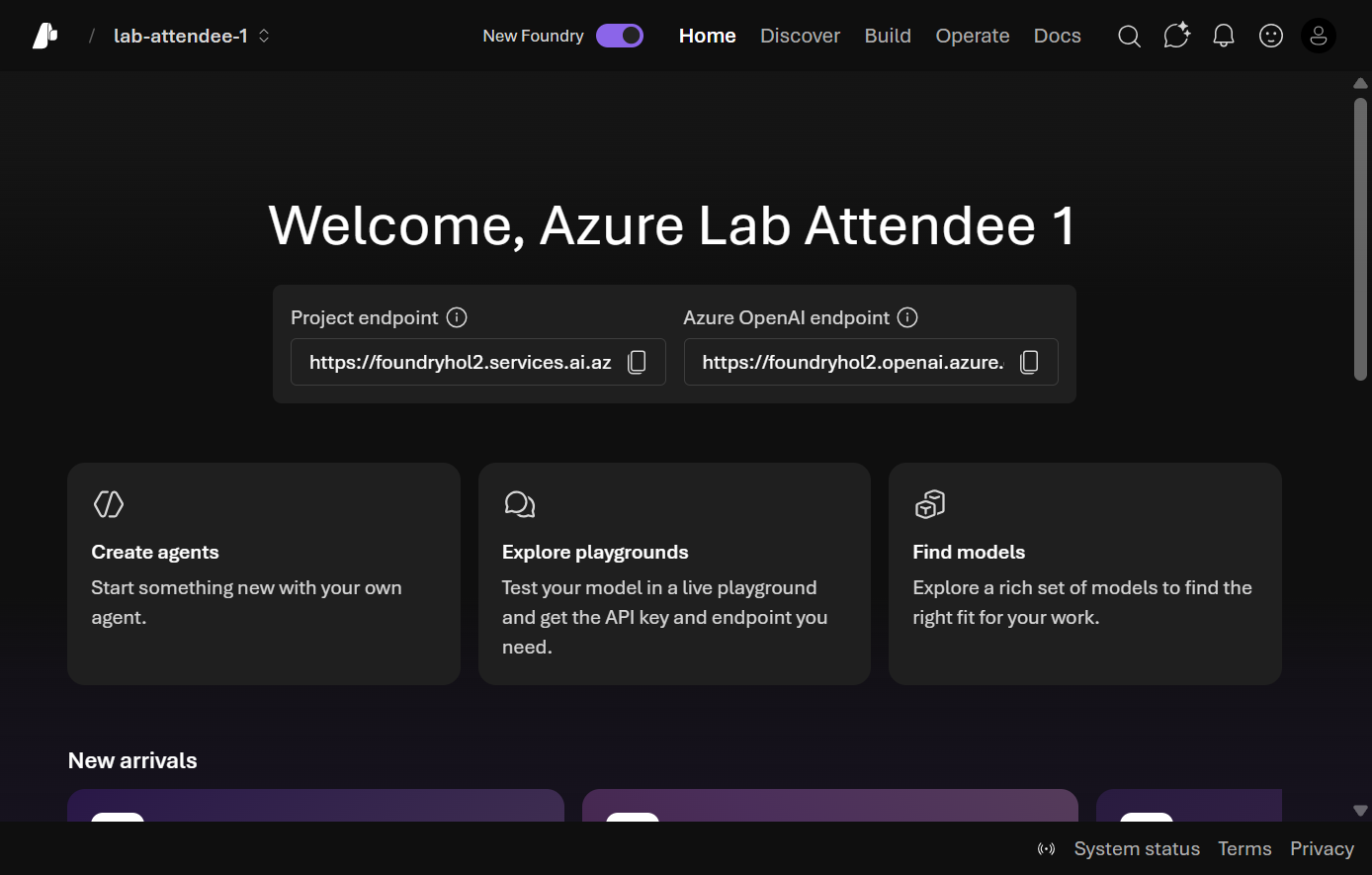 Attendee Guide | Microsoft Foundry Agentic Workshop
