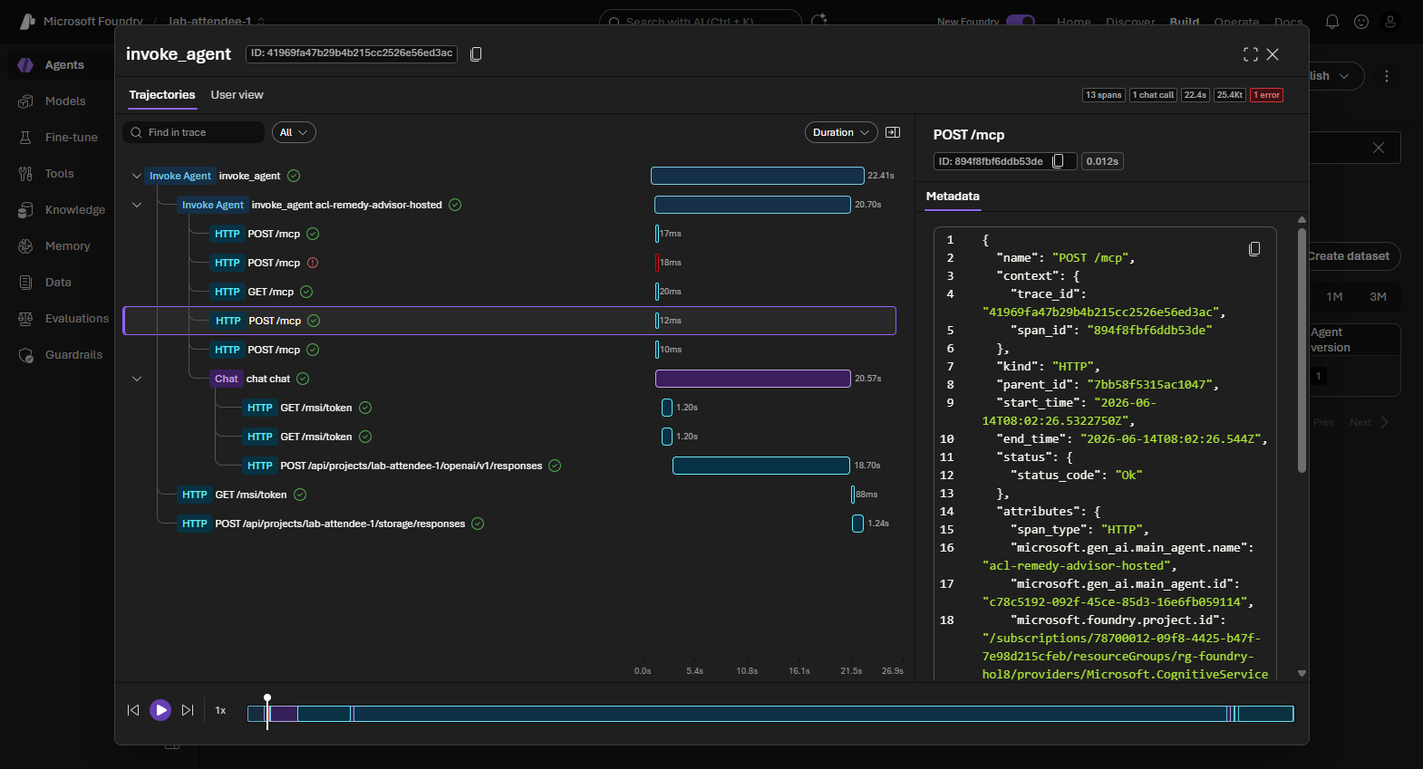 09. Build and run a hosted agent | Microsoft Foundry Agentic Workshop