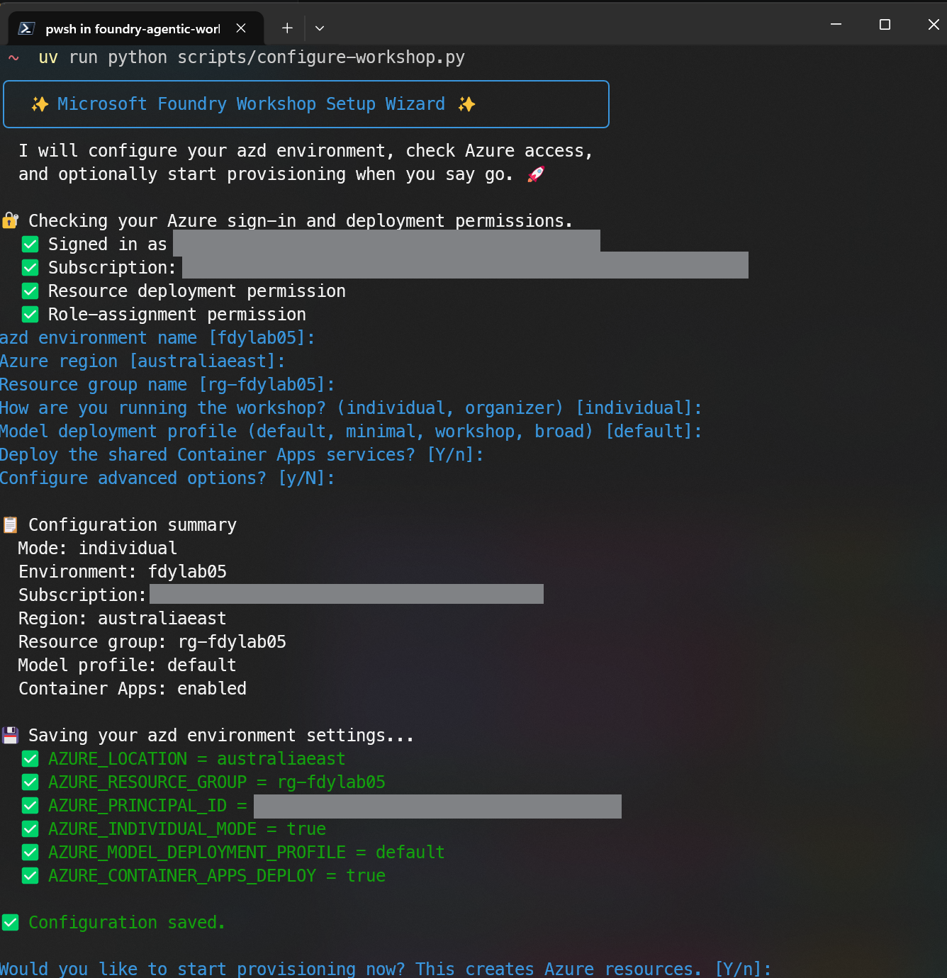 Individual Guide | Microsoft Foundry Agentic Workshop