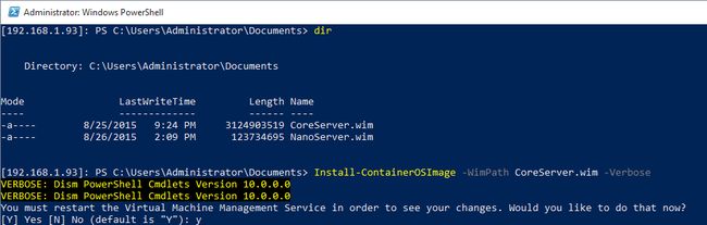 Installing a Base OS Image