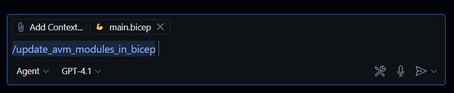 AVM Copilot Prompt File Update Chat Context AVM Copilot Prompt File Update Chat Context