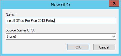 Enter GPO name