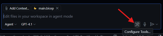 Enabling tools in GitHub Copilot Chat Agent mode Enabling tools in GitHub Copilot Chat Agent mode