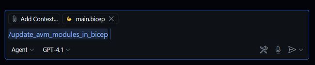 AVM Copilot Prompt File Update Chat Context AVM Copilot Prompt File Update Chat Context