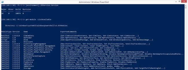PowerShell Modules in Nano